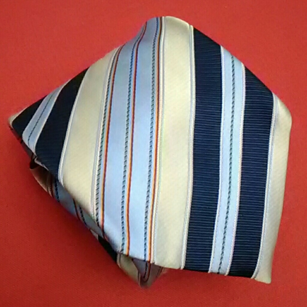 Ermenegildo Zegna Striped Power Tie EUC